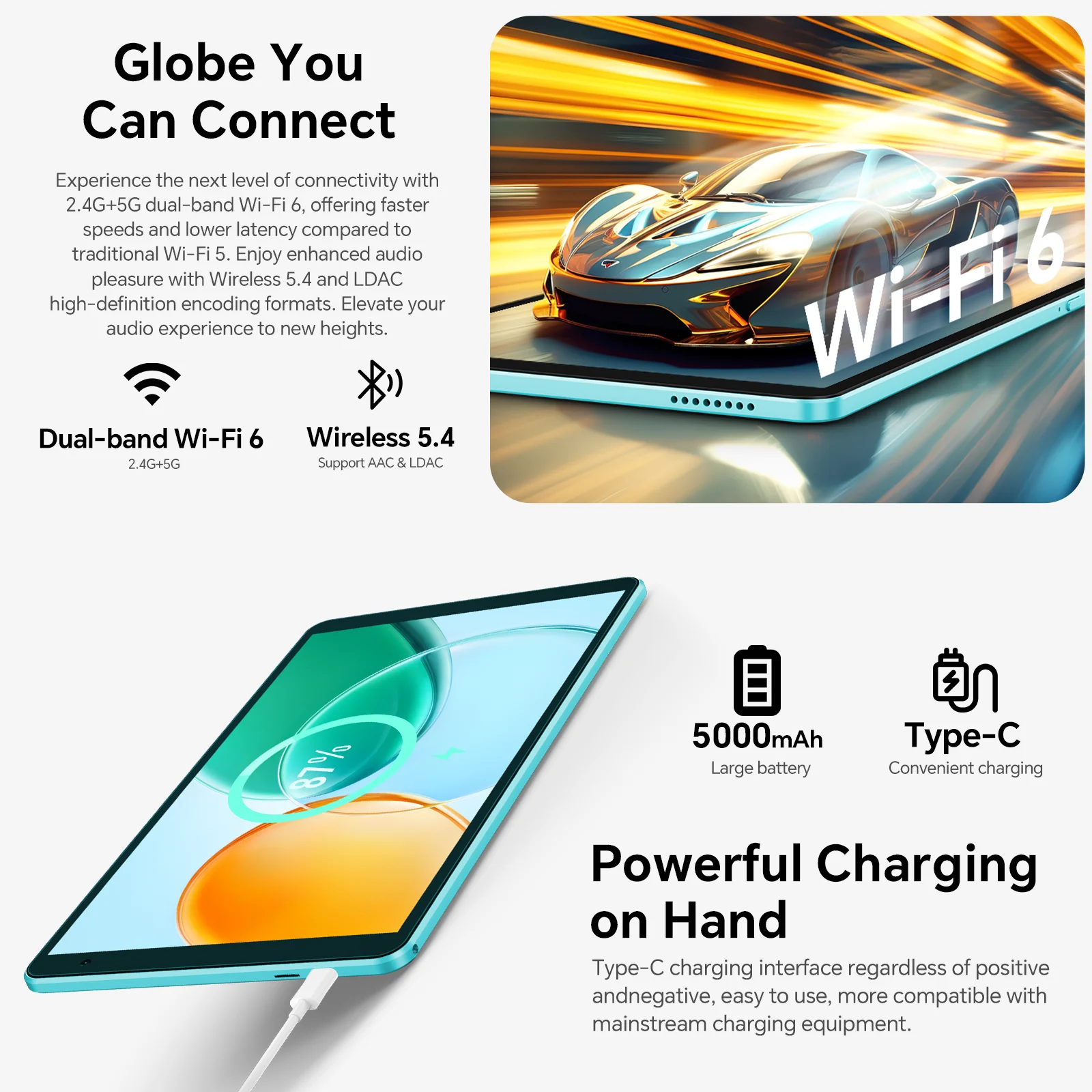 تابلت تيكلاست P85 أندرويد 15 8 بوصة IPS 3 + 6GB RAM 64GB ROM A333 5 - الصورة 5