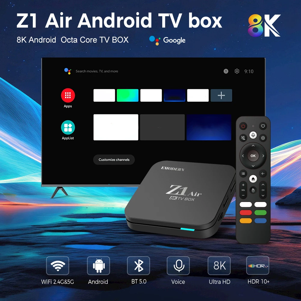 جهاز Z1 Air بنظام Android 15 ومعالج Allwinner H313 Z1 IPTV - الصورة 3