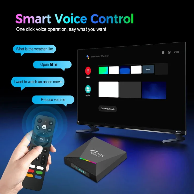 جهاز Z1 Max TV Box (إصدار 2026) يعمل بنظام Android 15 - الصورة 6