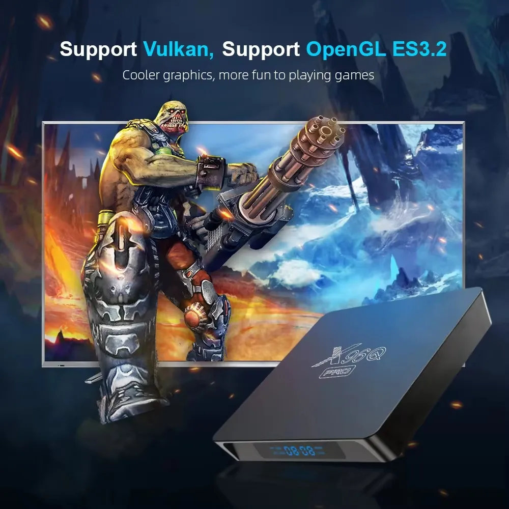 جهاز X96Q Pro Smart TV Box Allwinner H313 رباعي النواة 4G Wifi HD - الصورة 5