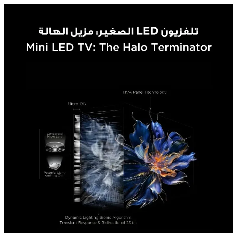 تلفزيون TCL C6K بوصة/65 بوصة/75 بوصة/85 بوصة/98 بوصة تلفزيون LED - الصورة 5