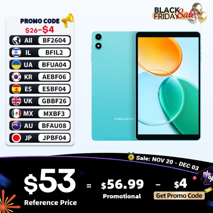 تابلت تيكلاست P85 أندرويد 15 8 بوصة